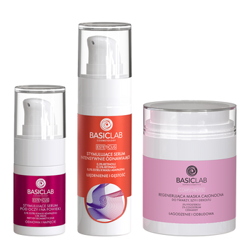 Zestaw: 3-etapowa odnowa anti-aging - twarz i okolica oczu